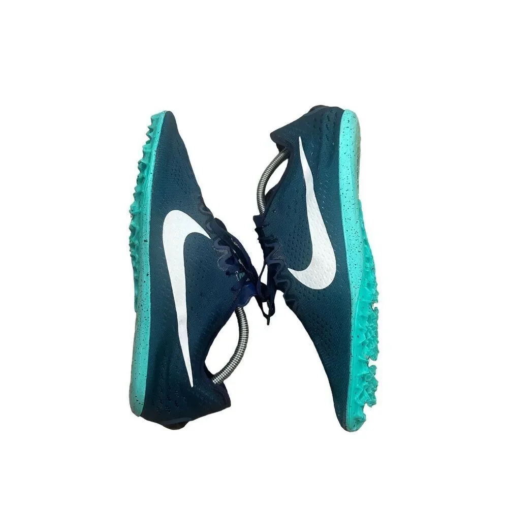 Nike Zoom Victory 3 Track Spikes Men’s Size 11.5 Blue Force/White Lace Up Mesh